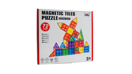 Magnetinis kaladėlių konstruktorius (72 dalių)
