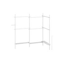 Kabykla 3 lygių reguliuojama 33,5x240-353x208-310 cm