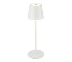 Brilo - įkraunama LED stalinė lempa su jutikliniu valdymu KIKI LED/2,6W/5V IP44 2600 mAh balta