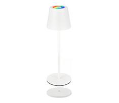 Briloner 7517016 - LED RGB reguliuojama stalinė lempa CILANO 3W/5V IP44 2000 mAh balta