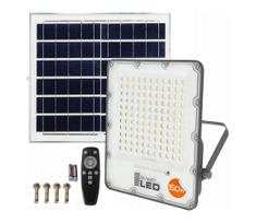Reguliuojamas LED saulės prožektorius LED/150W/3,2V 5000K 15000 mAh IP65 juodas + nuotolinis pultas