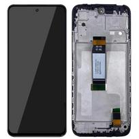 Ekranas Xiaomi Redmi 12 4G/12 5G/Poco M6 Pro 5G su lietimui jautriu stikliuku ir rėmeliu