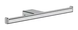 Hansgrohe AddStoris dvigubas tualetinio popieriaus ritinėlių laikiklis, chromuotas, 41748000