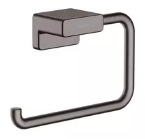 Hansgrohe AddStoris - Tualetinio popieriaus laikiklis, šlifuoto juodo chromo 41771340