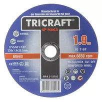 TRICRAFT XP Plus II plieno pjovimo diskas - 230 × 1,9 × 22,2 mm (Metalui/INOX)