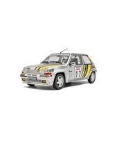 Diecast Modelis Solido S1810005 Renault 5 Gt Turbo Mk2 Silver #17 Tour De Corse 1989 1/18