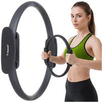 Pilates žiedas Airi, 38 cm, juodas