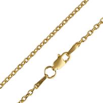Paauksuota sidabrinė grandinėlė moterims "Anchor" Brasco 53185
