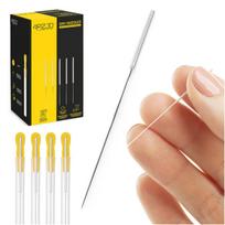 Akupunktūros adatos su kreiptuvu 4FIZJO, 100 vnt., 0,3 x 60mm, sterilios