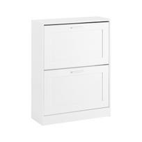 SoBuy FSR137-W prieangio spinta - balta kokkompozitinė, 59.5x79.5x23.0cm