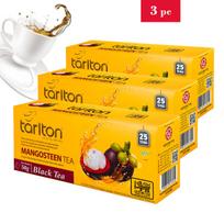 Ceilono juodoji arbata Mangosteen Tarlton, 3x (2g x 25vnt.), maišeliuose