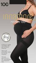 Pėdkelnės nėščiosioms INNAMORE MAMMY juodos 100 den, 2-S