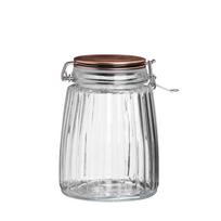 Indelis stiklinis su užspaudžiamu dangteliu 1,5l D12,5xH18cm Urban Living 32480