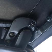 A51K-Skirta Mazda Miata 1990-2003 Aliuminio ruošinio kabrioletinio stogo fiksatoriaus atnaujinimo rinkinys Automobilio priedai 8 dalys juoda