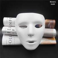 Hand-Painted Hip-Hop Masquerade Full-Face Mask for Street Dance - Unisex