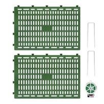 Reguliuojami praplečiami medžio kamieno apsaugai su susukamomis juostelėmis 2pcs žalia