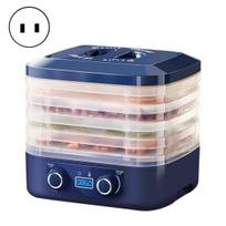 Temperature Control Food Dehydrator Machine with Adjustable Timer BPA-Free Large Capacity 5 US Plug Five Layers mėlyna