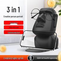 Creative Multifunctional Desktop Phone Holder & Eyeglasses Display with Piggy Bank Feature juoda