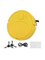 For Ultra Slim Robot Vacuum Cleaner with Mop for Pet Hair and Carpet Floors yellow