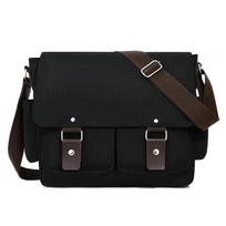 Men's Retro Canvas Messenger Bag – Casual Crossbody Sling with Adjustable Strap for Outdoor & Travel Use juoda