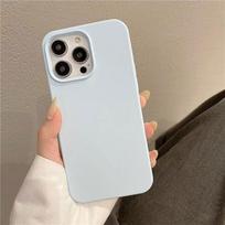 Pilkas juodas skystas viso silikono dangtelis, suderinamas su iPhone 14 13 12 11Pro Max X XR XS Max 6 6S 7 8 Plus Flocked minkštas apsauginis dėklas For iphone11