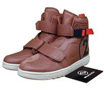Air Jordan 1 Moto Smokey Mauve Retro Sneakers Men's Red AT3146-204 EU 42 ruda