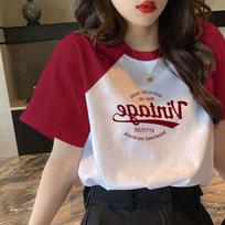 Summer Pop Loose Women's T-shirt Casual 3D Letter Print Fashion Vintage Harajuku Short Sleeve Shirt Women's Top 5XL