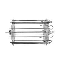 Stainless Steel Oven Grill Cage Rotating Grill Skewers Heat-Resistant Non-Stick Kebab Maker Machine Air Fryer Electric Oven Tool sidabras