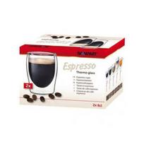 Scanpart ESPRESSO dvigubo stiklo stiklinės 2 x 80 ml