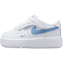 Nike Air Force 1 Easy On Naujųjų Metų Edition Patogūs Universalūs Žemi Sportbačiai Kūdikio sportbačiai Balti Mėlyni IQ0317-100 25