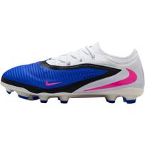 Nike Jr. Phantom 6 Pro MG Low GS Racer Blue Kids Cleats White Pink-Blast HM9204-446 32