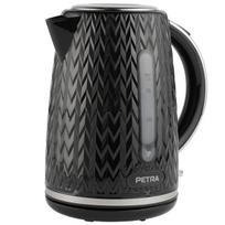 Virdulys Petra PT3864BLKVDEEU10 Elektrinis virdulys 1.7L, 2200W, juodos spalvos, iš nerūdijančio plieno