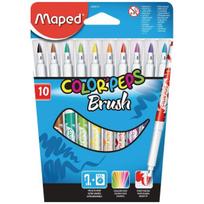 Flomasteriai ColorPeps Brush, 10 spalvų