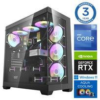 Kompiuteris INTOP AQUA i7-14700F 64GB DDR5 1TB SSD M.2 NVME RTX5070Ti 16GB WIN11