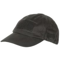 Vasarinė kepurė su Velcro, Juoda
