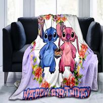 Antklodė patalynė Meilė Jūros krantas Dygsniuotas vaikams ir suaugusiems Kelioninis uždangalas Antklodė Minkštas lovatiesis biuro Flanelinis antklodė 75x90cm
