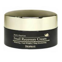 DEOPROCE Daugiafunkcinis sraigių atstatomasis kremas 100 g – Giliai drėkinantis ir nuo raukšlių veido kremas Snail Recovery Cream 1
