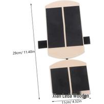 Medinis vienos kojos pusiausvyros treniruoklis: Baleto lenta ir kulkšnies laikysenos korektorius Birch Stretch Board 29x11cm