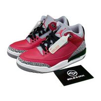 Air Jordan 3 Retro SE Unite Fire Red Cement Grey Black White AJ3 CK5692-600 EU 40.5 smėlis