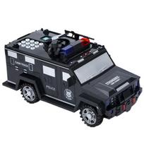 Stilingas plastikinis „Hummer“ policijos automobilio taupyklė