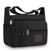 Men's Canvas Shoulder Bag – Stylish Crossbody Messenger Tote for Casual Travel & Everyday Use juoda