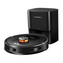 Liectroux T9 Robot Vacuum Cleaner,Laser Lidar,Auto-Empty Station, Multi-floor Map Storage, Selective Room Clean,6.5KPa juoda