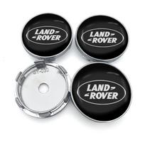 4 vnt. 60 mm automobilio ratlankio centrinis dangtelis, ratlankio stebulės apsauga nuo dulkių, emblema Land Rover Range Rover Defender Freelander Discovery 1 2 3 Evoque Rover juoda