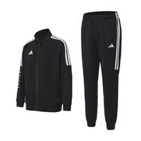 Adidas Boksininko 3 juostelės Klasikinis Retro Kelnių su rankogaliais Striukė Dviejų dalių Laisvalaikio Sportinis Rinkinys Unisex rinkiniai TR30JR1BX+TR30P1R1BX S