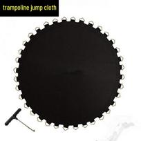 Batuto PP Elastingas Šokinėjimo Kilimėlis Tinklelio Paviršius 6ft, Diameter 1.83m, 42 hooks juoda