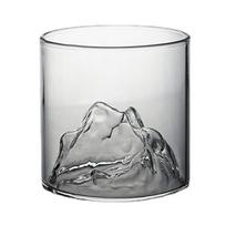 3D Mountain Handmade Drinking Vodka Cup Wine Clear Beer Mug Whiskey glass Drinking Glasses Glass Cup 1pcs