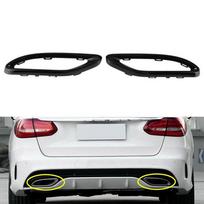 M63K-Automobilio galinio duslintuvo išmetimo angos apdailos dangtelis Mercedes-Benz C-klasės W205 2013-2017 Black Right