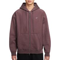 Nike Solo Swoosh Loose Fit Hooded Zip Fleece Long Sleeve Sweatshirt Men sweatshirts HV1085-502 S