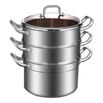 KOBACH 28cm 3-Layer 304 Stainless Steel Steamer