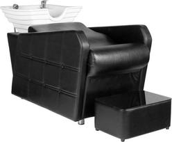 Plaukų priežiūros sistema HAIR SYSTEM plaukų plovimo krėslas HSB07 Black | 126392